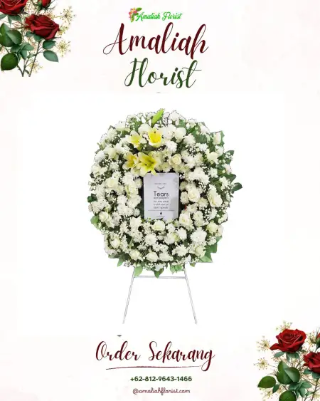 Krans Bunga Duka Kikim Selatan